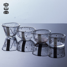 容山堂hm日本描金 rp目纹大(小)个的杯品茗杯 功夫茶具