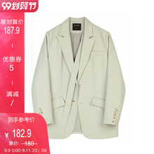 VEGhu CHANou装2020秋新式韩款(小)众设计女士(小)西服西装外套女