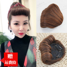 蛋卷刘hu假发女生仿an卷刘海蛋筒假发刘海片内卷刘海隐形无痕