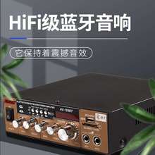 220hu大功率家用an卡蓝牙mp3迷你发烧卡拉ok功放车载12v扩音机