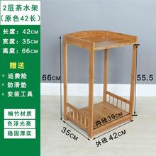 可移动hu滑轮(小)茶几an柜置物架放烧水壶的(小)桌子活动茶台柜子
