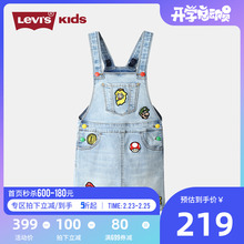 LEVhu'S李维斯ti带裙超级马里奥兄弟联名式女童裙子SUPERMARIO