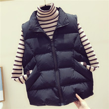 面包服hu士棉马甲宽ng韩款潮2020新式加厚羽绒棉服坎肩女冬季