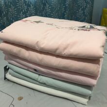 农村(小)hy刺绣夏凉被fz单双的夏季薄式被子春秋夏天夏被可水洗
