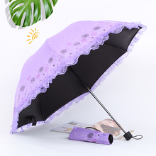 花边女in晒太阳伞ims雨两用防紫外线韩款蕾丝雨s伞遮阳洋伞