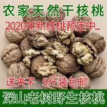 【预售ji2020年wu陕西野生老树干核桃天然原味薄皮孕妇坚果5斤