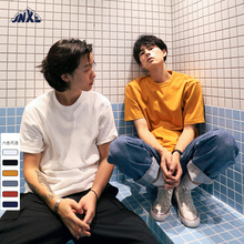 江南先jl夏装新品 jm男女情侣短袖T恤夏季阿美咔叽半袖打底衫