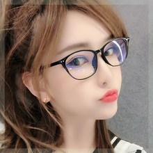 防辐射jy镜框抗蓝光tr目女士看手机专用玩电脑保护眼睛平光镜