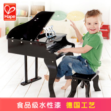 hapku旗舰店钢琴ao18键木质机械迷你可弹奏音乐宝宝早教