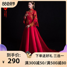 秀禾服la娘2020hg式婚纱礼服结婚嫁衣敬酒服孕妇中国风禾服女