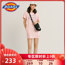 DiclaiesLOer花短袖连衣裙 女式夏季新品休闲棉T恤裙子DK007392