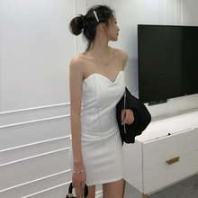 宴会生la派对气质连cu店女夏装ins性感露背chic(小)礼服吊带裙
