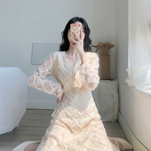 卡所2la20春秋季ci质法式智熏复古仙女温柔(小)香风