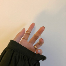 甜酸7la套装戒指女ci性ins潮冷淡风(小)指食指戒网红手饰品