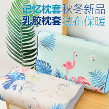 乳胶加ll枕头套成的ym40秋冬男女单的学生枕巾5030一对装拍2