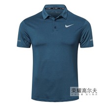 夏户外lz尔夫运动Pzy衫透气速干高尔夫服装T恤男式golf短袖球服