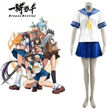 一骑当lz成都高校女yf水手服动漫Cosplay女装定制