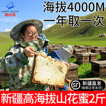 2斤新ma伊犁高海拔ao纯正天然山百花pk洋槐椴树麦卢卡