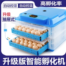 自动型me蛋机孵蛋器un浮化机付化器孚伏(小)鸡机器孵化箱