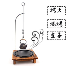 木炭老mj火盆烤火盆zj子炉户外室内烤架搬家碳火煮茶炉