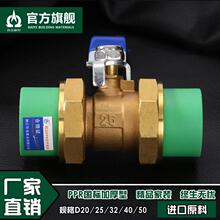 绿色4ml20pprit铜球阀6分25水管开关全铜阀门1寸水管管件配件