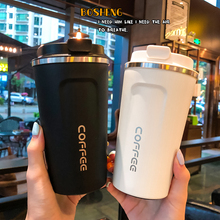 韩款简ml水杯男女情hos办公室泡茶随手翻盖咖啡杯