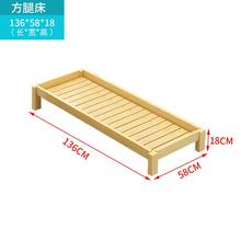 实木头ml用宝宝午睡ho班单的叠叠床加厚幼儿(小)床定制