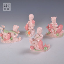 可爱摆mp 创意童男lu生贵子结婚礼物 卧室装饰工艺品
