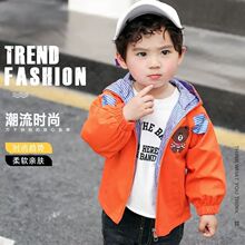 男童外ms春秋装20hj式韩款中(小)童春装宝宝男宝宝夹克上衣洋气