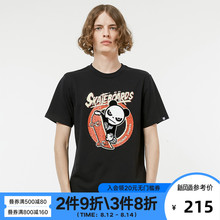HIPneNDA 你di 设计潮牌国潮 男式 熊猫滑板印花多色短袖T恤