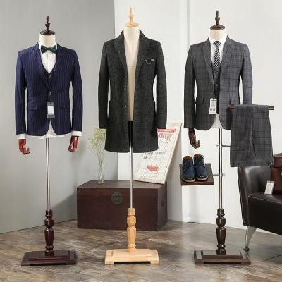 。展示ne装店男手臂al身橱窗拍摄衣架子半身道具西服带模特裤