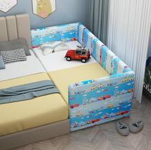 宝宝床ne护栏男孩女al(小)床拼接大床实木加宽床拼接床边床