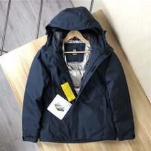 反季清ng!鸟式日本vd冬防风防水冲锋衣户外休闲羽绒服夹克男