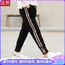 女童裤ni秋冬外穿洋7120年新式时尚宝宝冬季宝宝加绒加厚运动裤