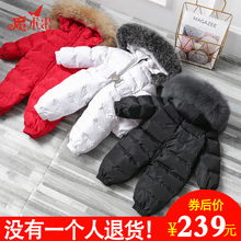 宝宝宝nn连体衣哈衣yf绒服一岁冬季婴幼儿新生儿外出服爬爬服