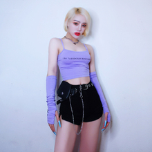 酒吧女nsJ演出紫色gb仔裤套装性感夜店ds演出服女新式蹦迪服装