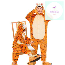 万圣节nt虎表演服大t8情侣卡通动物连体睡衣宝宝牛马龙演出服