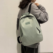 简约风ny款双肩包女xz闲尼龙旅行背包大容量电脑包书包高中生