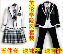 宝宝演oh服装合唱服iw朗诵表演英伦学院风中(小)学生主持的礼服