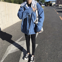 冬季2pa20新式韩ai加绒保暖女学生bf宽松连帽棉衣外套