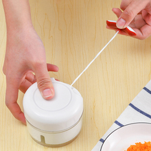 日本手pc绞肉机家用hr拌机手拉式绞菜碎菜器切辣椒(小)型料理机