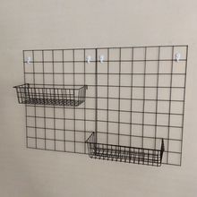 网格照pe墙挂篮(小)挂g1篮子方架展示架上挂篮托盘置物