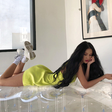 TERpfOLY ksoall肯豆同式欧美性感修身吊带连衣裙度假短裙子绸缎