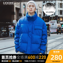 UOOphE潮牌羽绒jm季韩款男 情侣面包服短式保暖外套