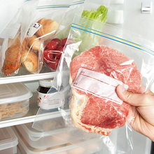 日本家pi食物密封加de密实袋冰箱收纳冷冻专用食品袋子