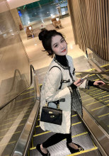 反季清pi特价很仙的mo棉衣超火羽绒棉服女装名媛圆领外套冬式