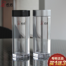 正品希pm加厚塑料杯cj杯透明男女士宝宝可爱时尚太空口杯子防摔