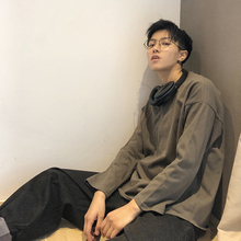 【ONppMAX夏季njins卫衣韩款潮男女文艺打底衫港风长袖T恤tee