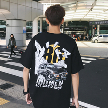 男士短puT恤202xi夏季ins上衣服韩款潮牌港风情侣春装半袖潮流