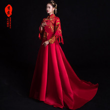 秀禾服pu娘2020hi式结婚嫁衣敬酒服孕妇中国风禾服女